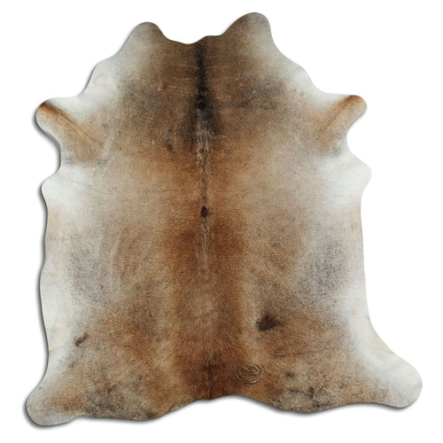 Tan Grey Koeienhuid L