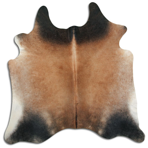 Tan Grey Koeienhuid L