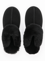 Schapenvacht Pantoffels | Zwart