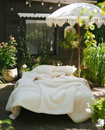 Wollen deken "Cashmere" van kasjmier en merinowol | enkellaags