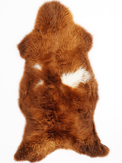 Zweedse Schapenvacht Roestbruin XL