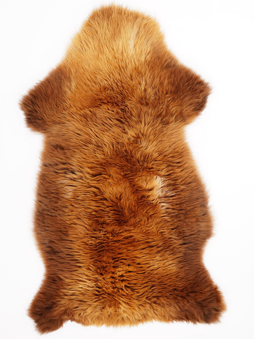 Zweedse Schapenvacht Roestbruin XL