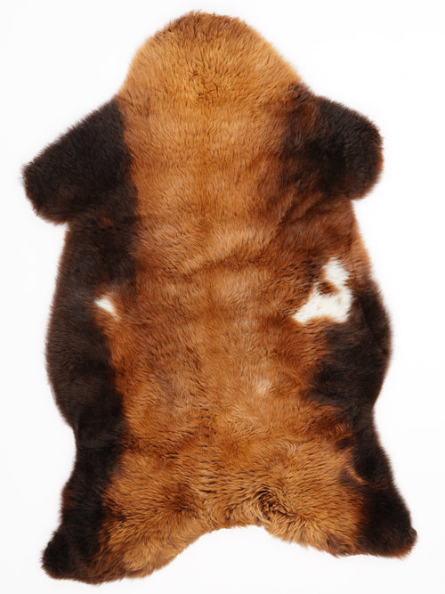 Zweedse Schapenvacht Roestbruin L