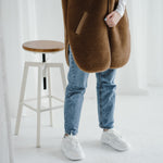 Merinowol Vest ‘'Pearl’' Donkerbruin