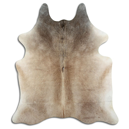 Tan Grey Koeienhuid L