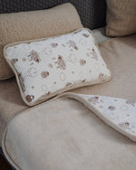 Kinderdeken "Cinnamon" van kameelhaar en merinowol | dubbellaags