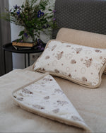 Kinderdeken "Cinnamon" van kameelhaar en merinowol | dubbellaags