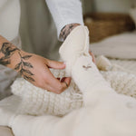 Baby merino slofjes "Fluff"