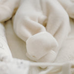 Baby boxpakje "Schaap" van merinowol; ecru