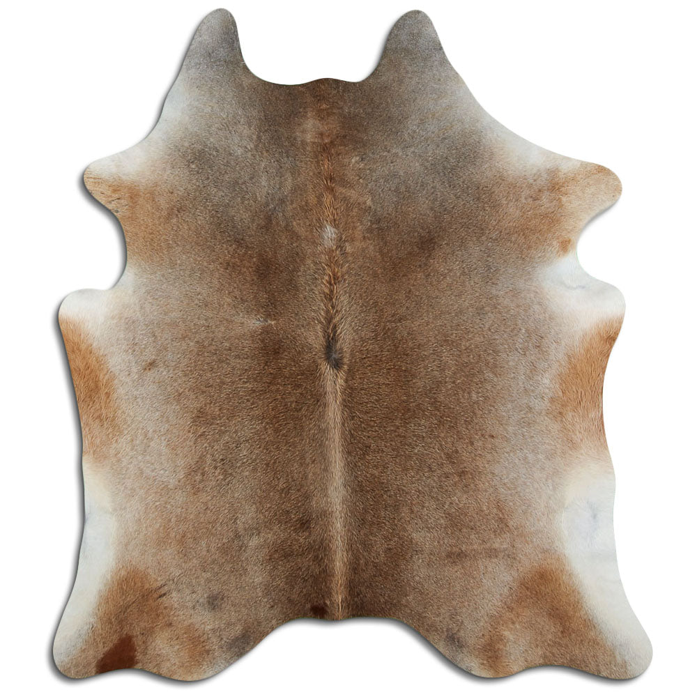 Tan Grey Koeienhuid L