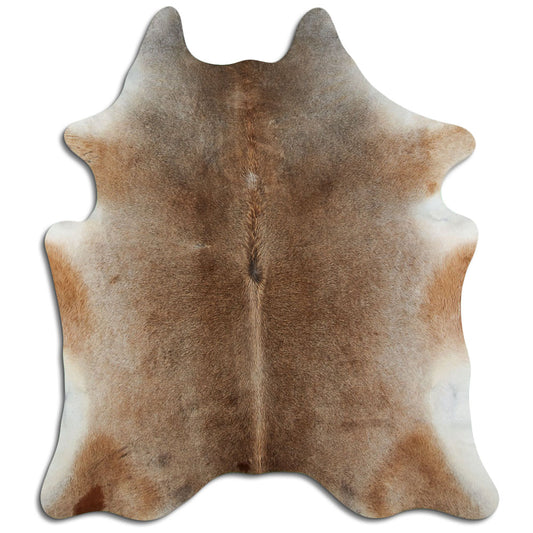 Tan Grey Koeienhuid L
