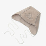 Babymutsje "Schaap" met borduursel; beige