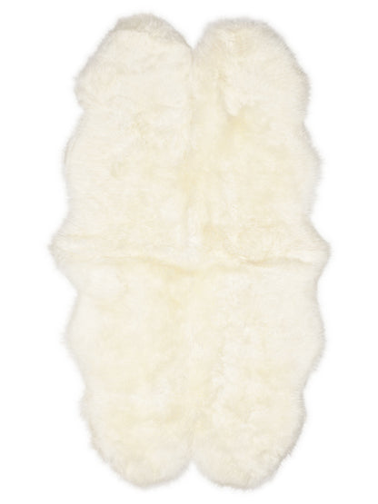 Nieuw-Zeelandse Schapenvacht Vloerkleed Quattro, Wit
