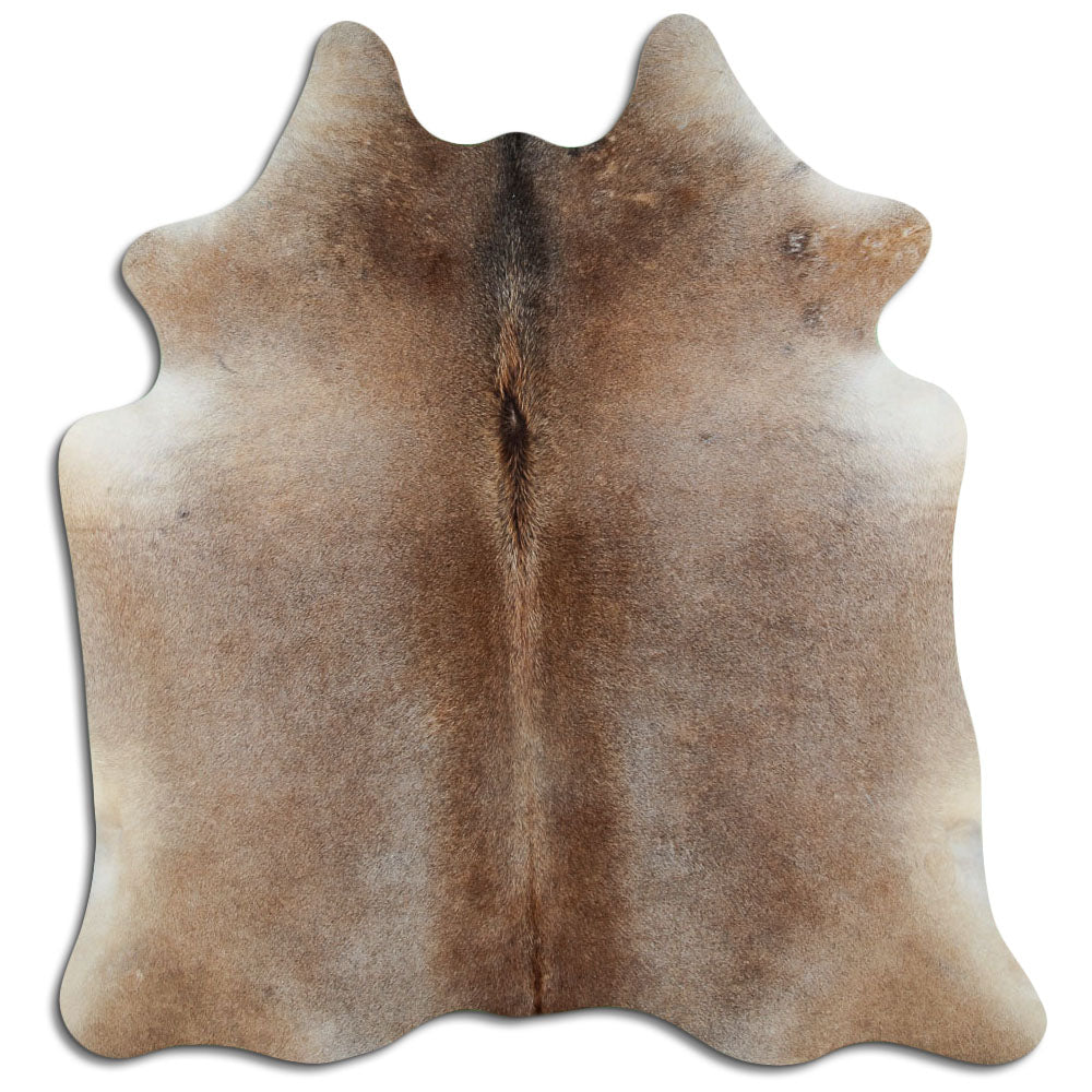 Tan Grey Koeienhuid L