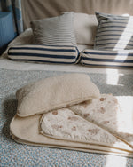 Kinderdeken "Hazelnut" van merinowol | dubbellaags