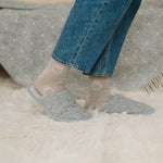 Merino sloffen "Marble"