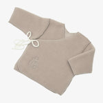 Babyjasje "Schaap" met borduursel; beige