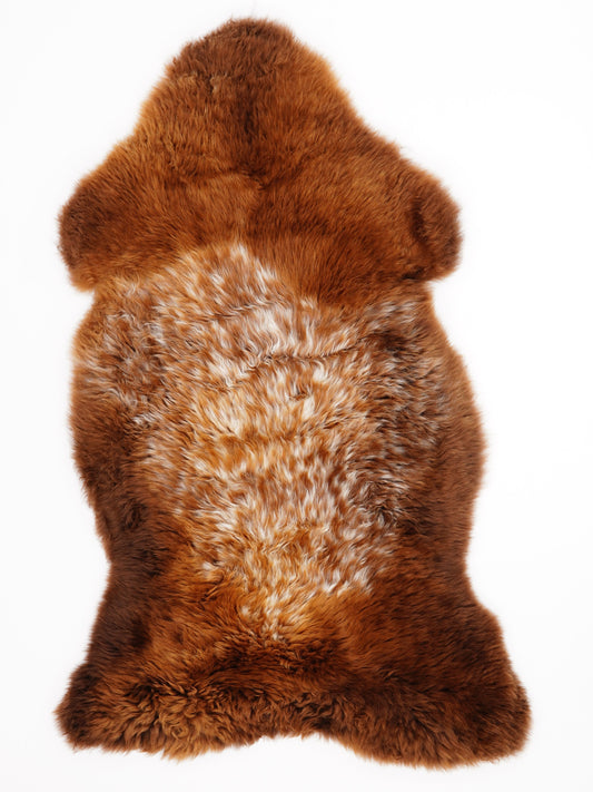 Zweedse Schapenvacht Roestbruin XL