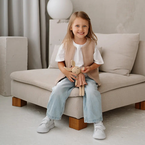 Kindervest ‘'Lama’' Beige