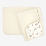 Wollen deken "Hazelnut" van merinowol | dubbellaags