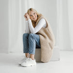 Merinowol Vest ‘'Pearl’' Beige