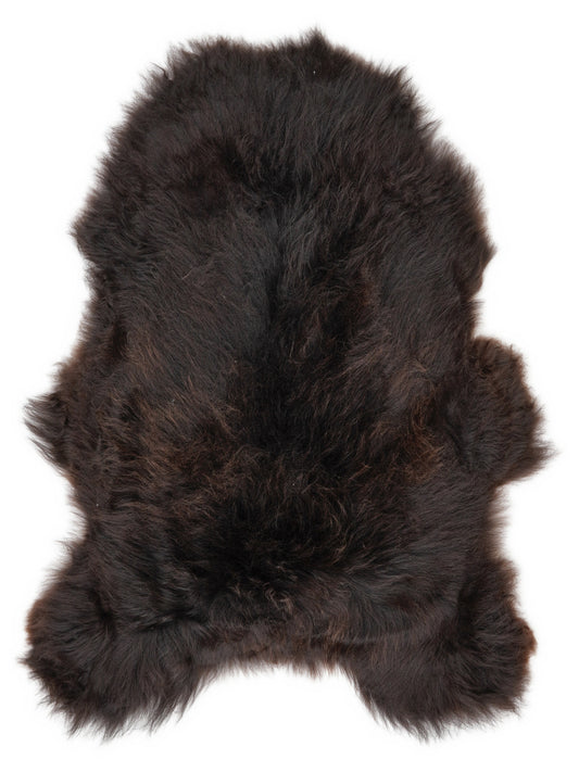 IJslandse meerkleurige schapenvacht, ongeveer 120 × 80 cm, van bovenaf gezien: precies de vacht die je ontvangt