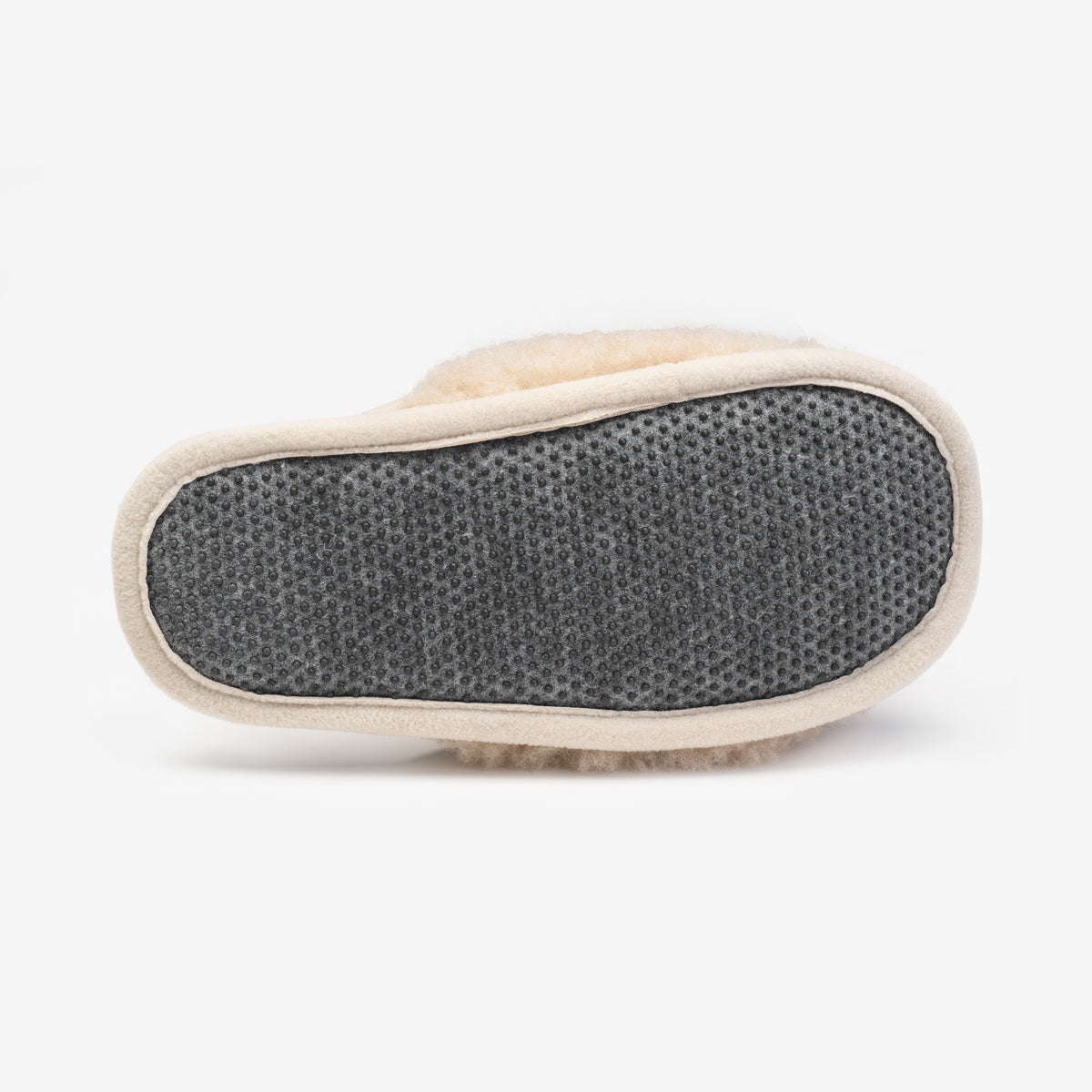 Merino sloffen "Beige"