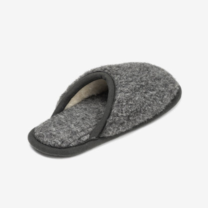 Merino sloffen "Granite"