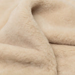 Wollen deken "Cashmere" van kasjmier en merinowol beige | dubbellaags