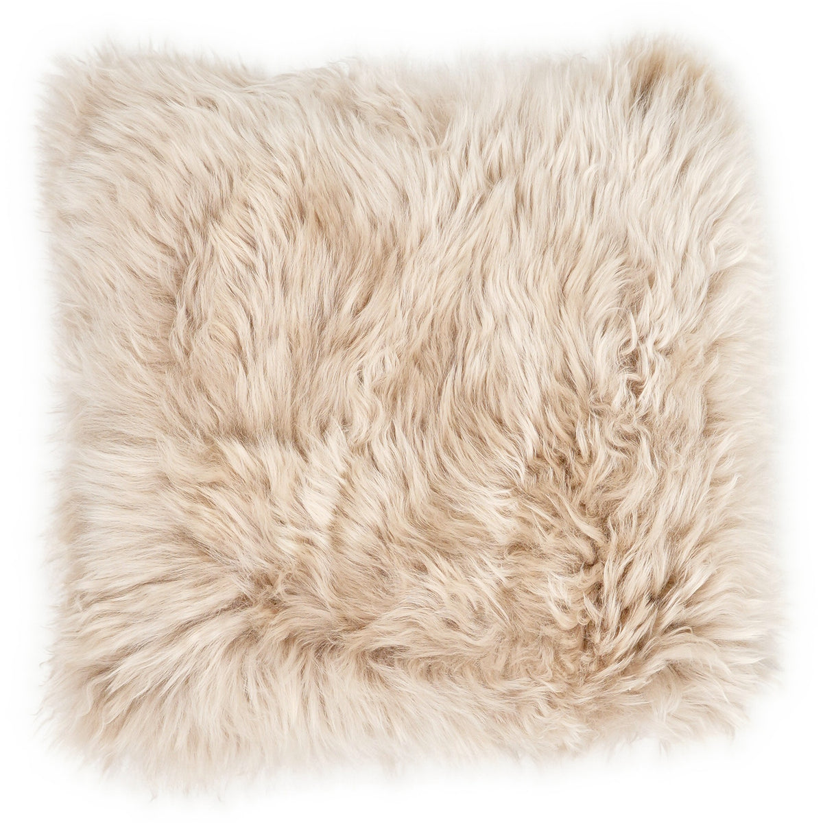 Schapenvacht Kussen, Beige