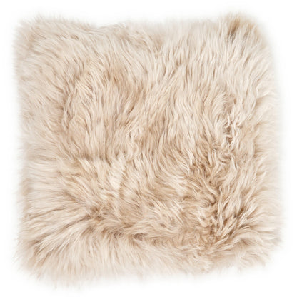 Schapenvacht Kussen, Beige