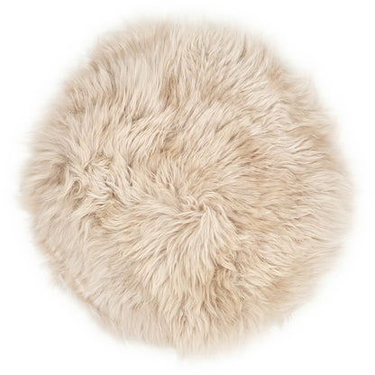 Schapenvacht Zitkussen, Beige