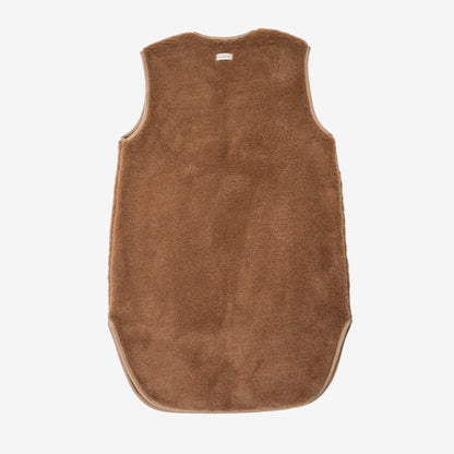 Merinowol Vest ‘'Pearl’' Donkerbruin