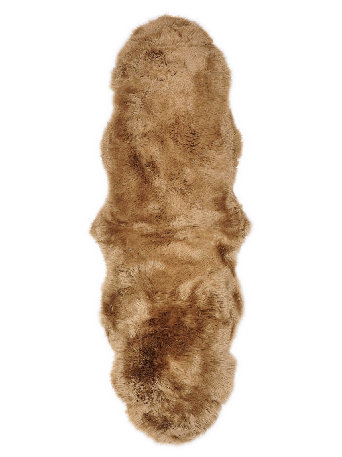 Nieuw-Zeelandse Schapenvacht Vloerkleed Dubbel, Camel