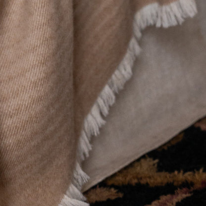 Plaid "Dune" van royal alpaca – detail