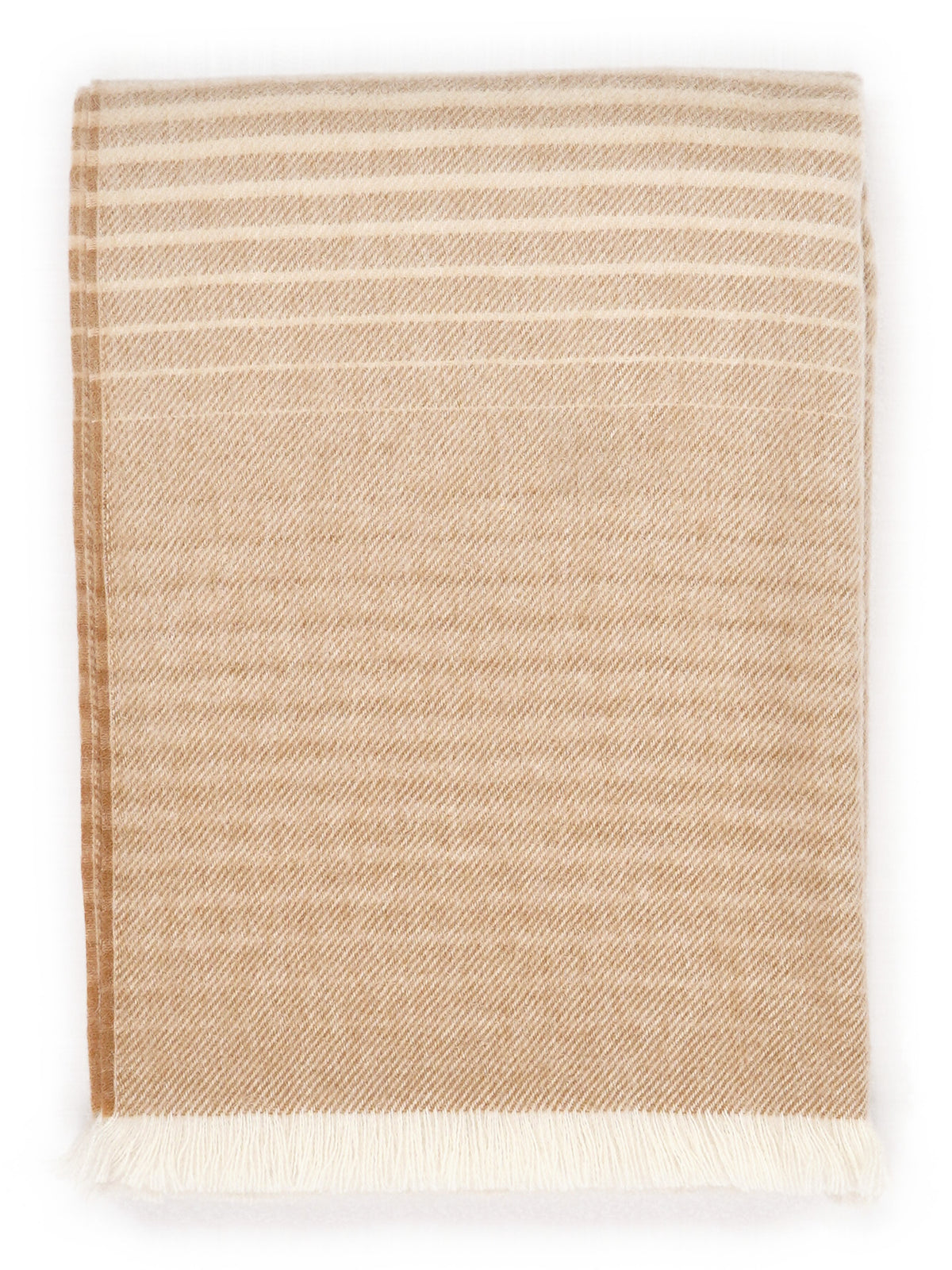Plaid "Dune" van royal alpaca – gevouwen