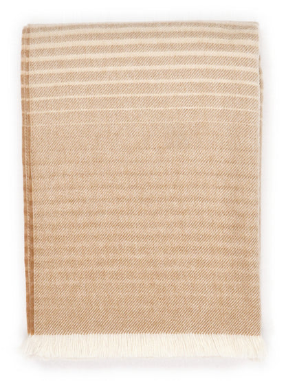 Plaid "Dune" van royal alpaca – gevouwen