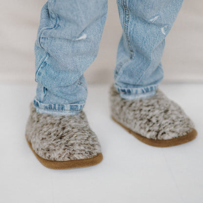 Merino kindersloffen "Tiger"