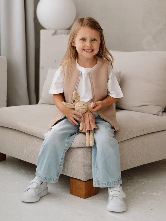 Kindervest ‘'Lama’' Beige
