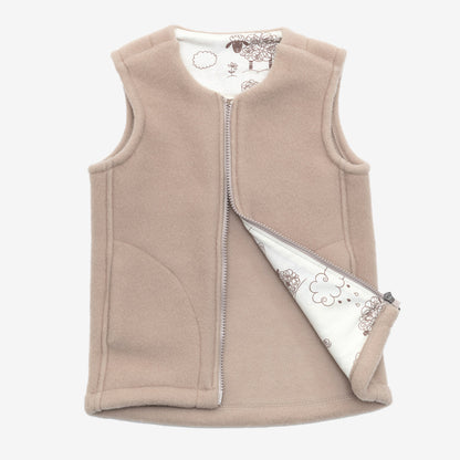 Kindervest ‘'Lama’' Beige