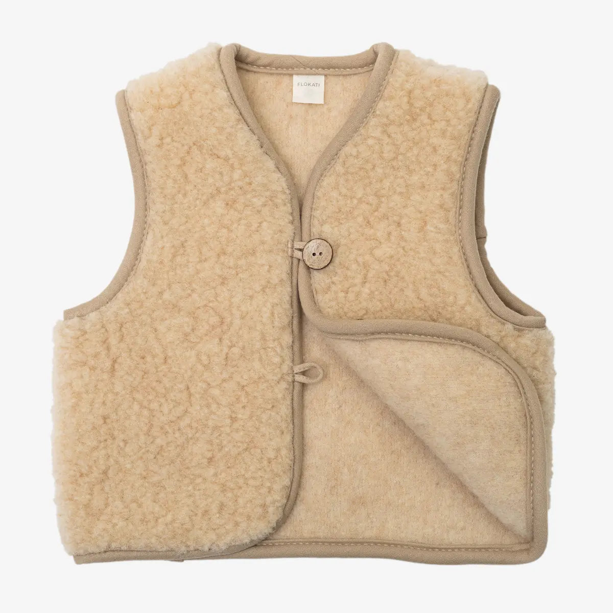 Kindervest ‘'Panda’' Beige