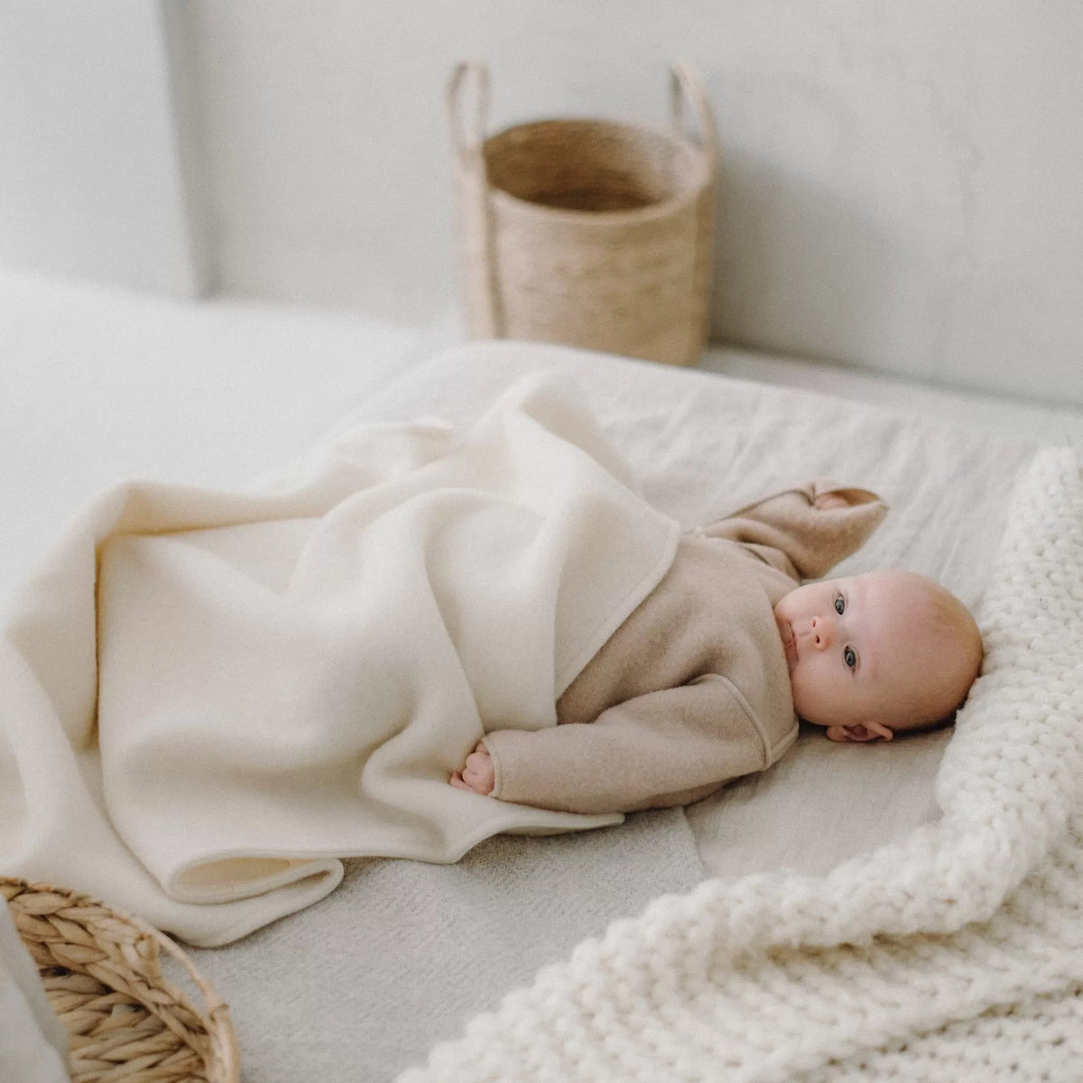 Babydeken van merinowol