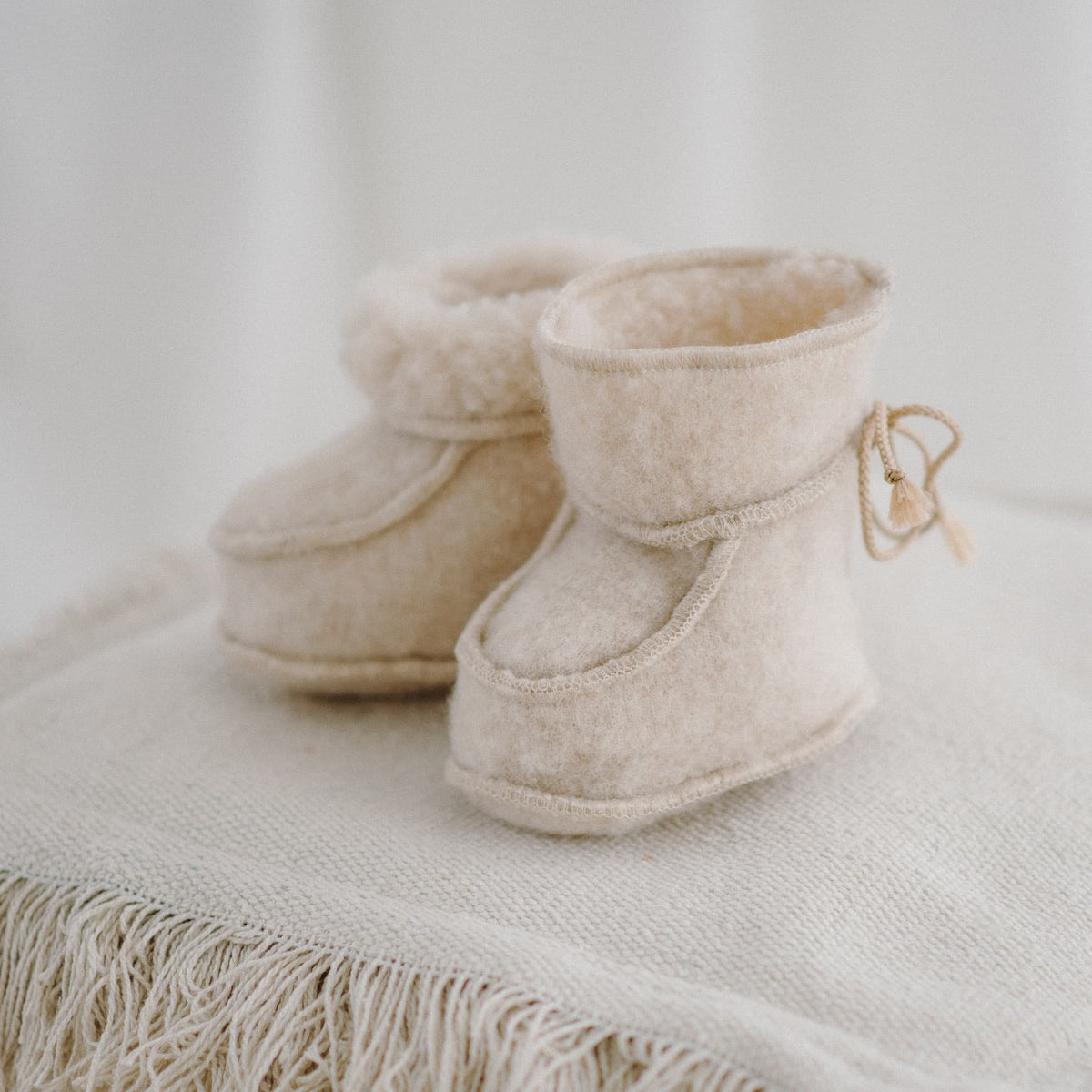 Baby merino slofjes