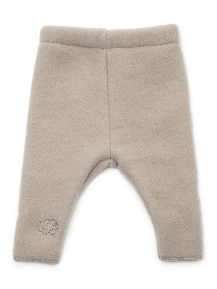 Babybroekje "Schaap" met borduursel; beige