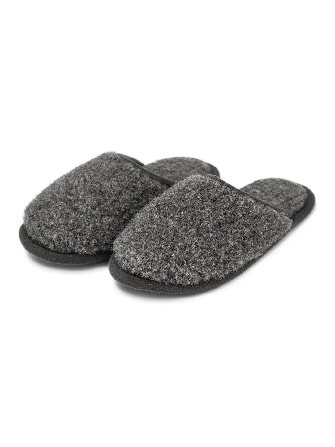 Merino sloffen "Granite"