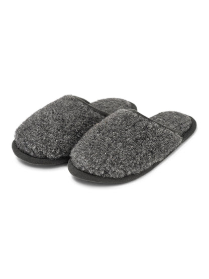 Merino sloffen "Granite"