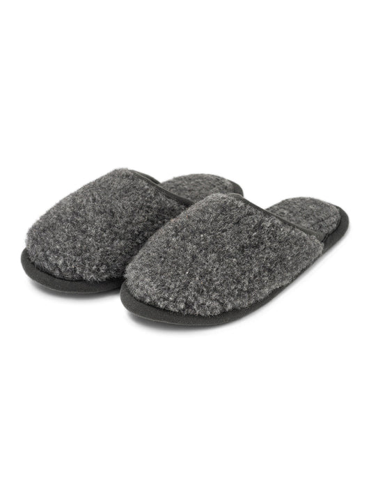 Merino sloffen "Granite"