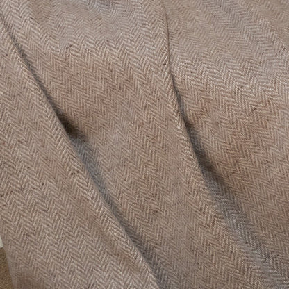 Plaid "Mountain Haze" van alpaca en merinowol – detail
