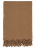 Plaid "Fjord" in Camel, gevouwen