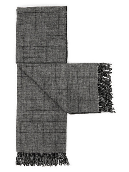 Plaid "Glen" in Grijs, opengevouwen